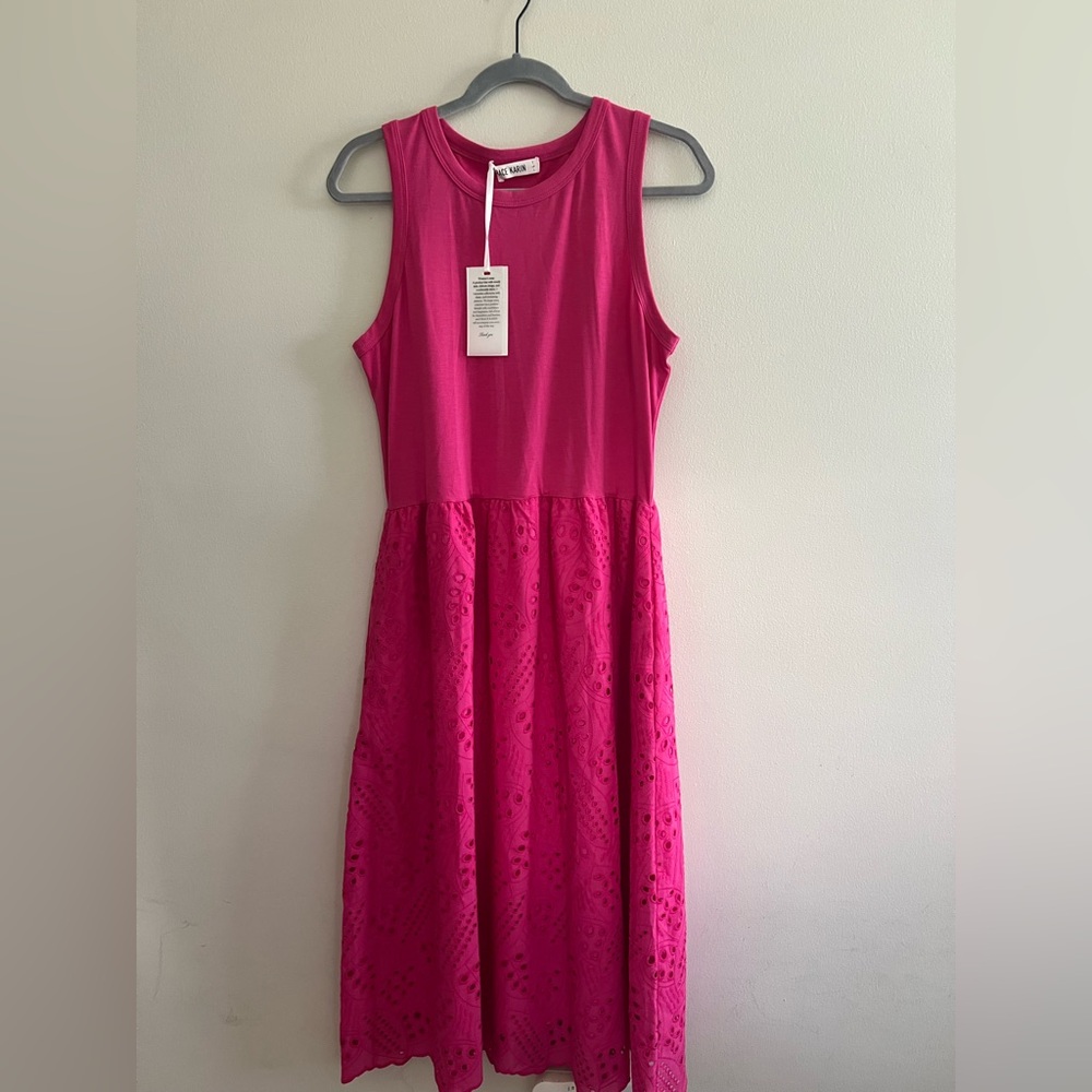 Grace Karin Pink Midi Dress